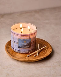 Mahogany Vanilla 3-Wick Candle