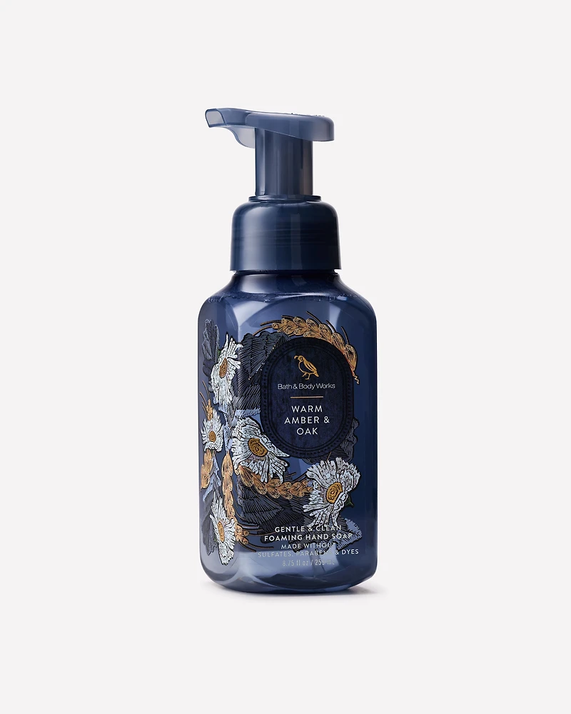 Warm Amber & Oak Gentle & Clean Foaming Hand Soap