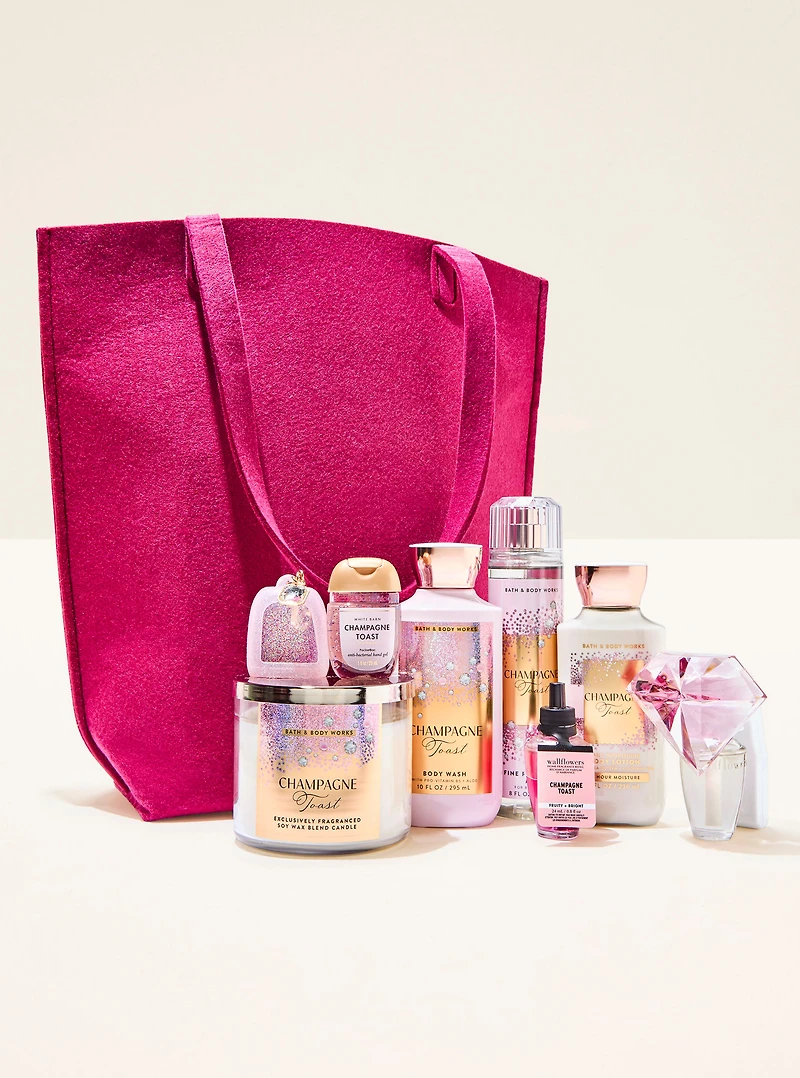 Champagne Toast Iconic 9-piece Bundle Gift Set