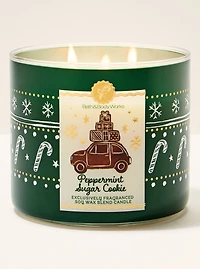 Peppermint Sugar Cookie 3-Wick Candle
