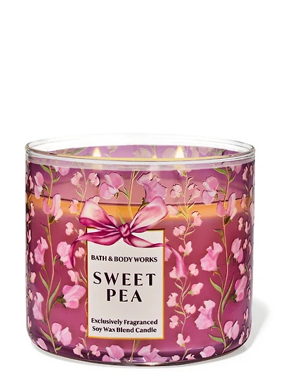 Sweet Pea 3-Wick Candle