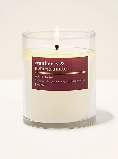 Cranberry & Pomegranate Single Wick Candle