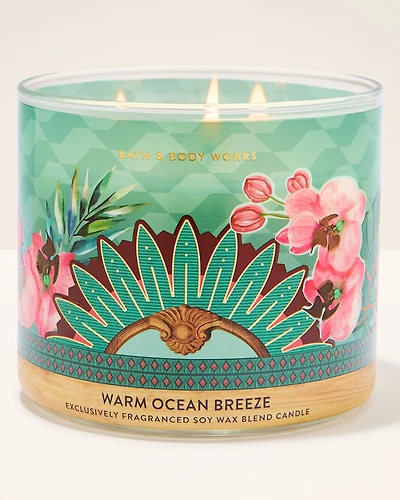 Warm Ocean Breeze 3-Wick Candle