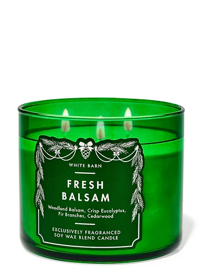 Fresh Balsam 3-Wick Candle