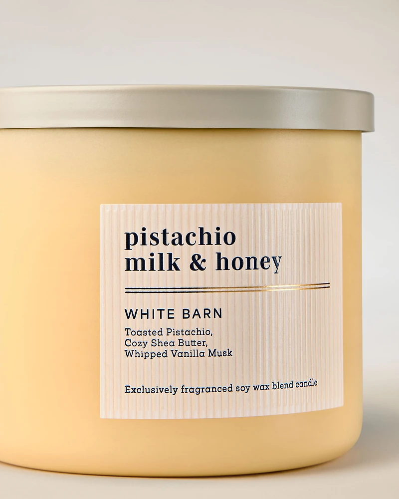 Pistachio Milk & Honey 3-Wick Candle