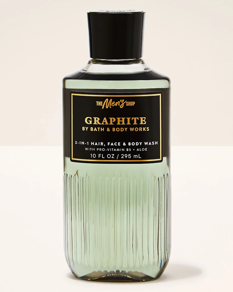 Graphite 3-in-1 Hair, Face & Body Wash
