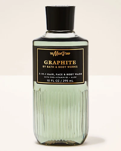 Graphite 3-in-1 Hair, Face & Body Wash