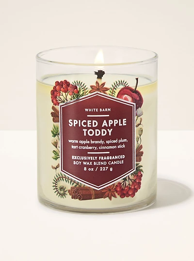 Spiced Apple Toddy Single Wick Candle