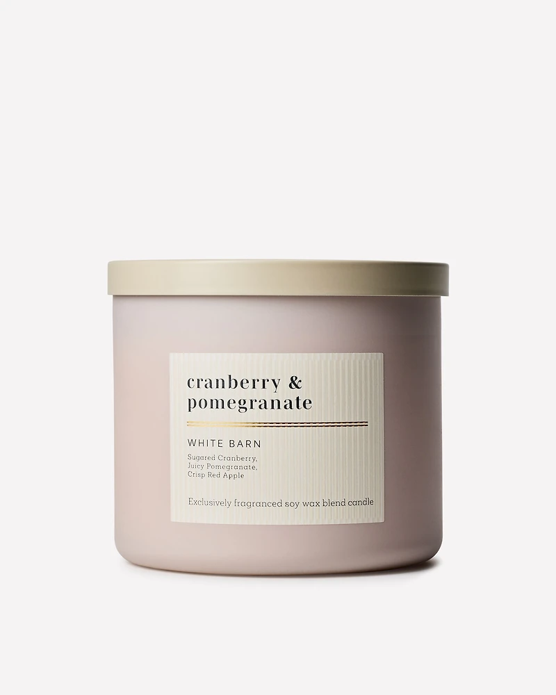 Cranberry & Pomegranate 3-Wick Candle