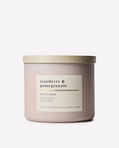 Cranberry & Pomegranate 3-Wick Candle