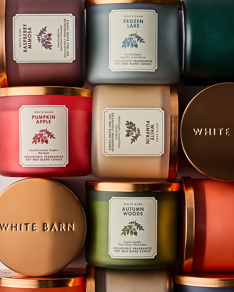 White Pumpkin 3-Wick Candle