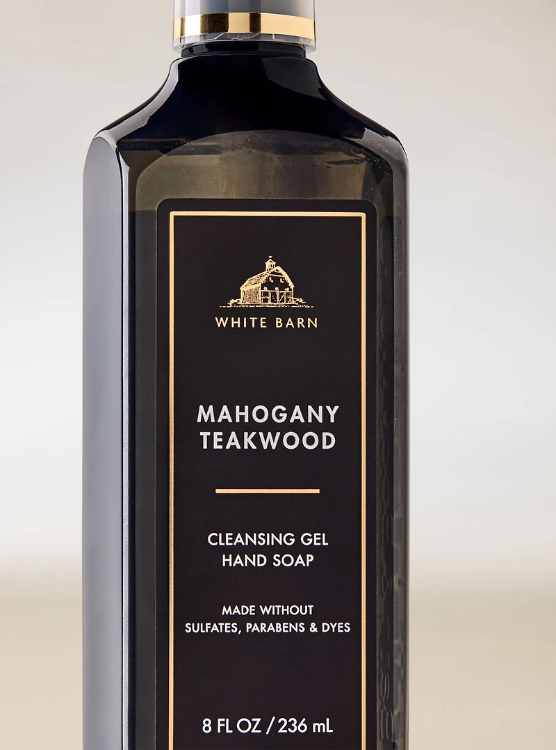 Mahogany Teakwood Cleansing Gel Hand Soap