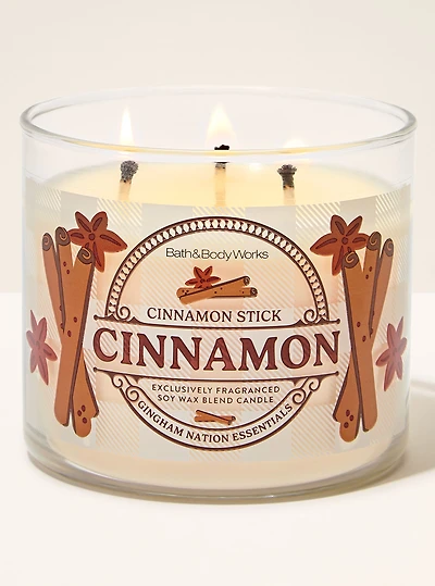Cinnamon 3-Wick Candle