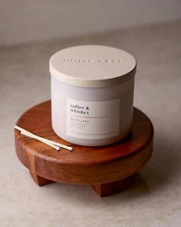Coffee & Whiskey 3-Wick Candle