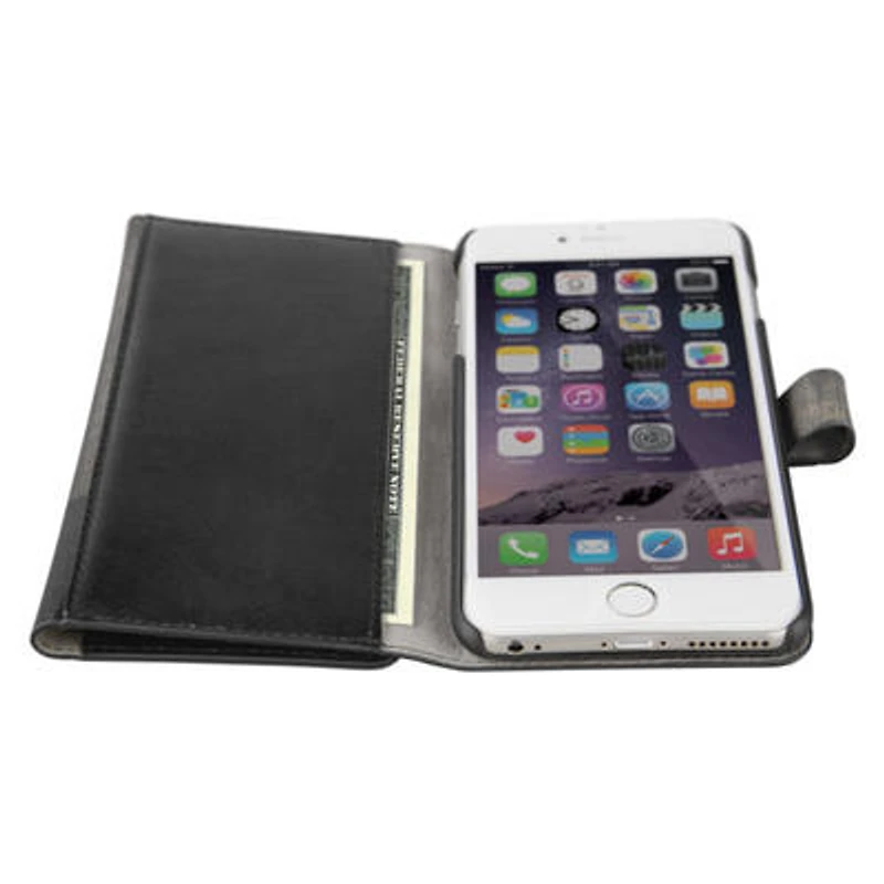 VIVA MADRID IPHONE 6 PLUS WALLET CASE WITH FOLDING STAND GRY