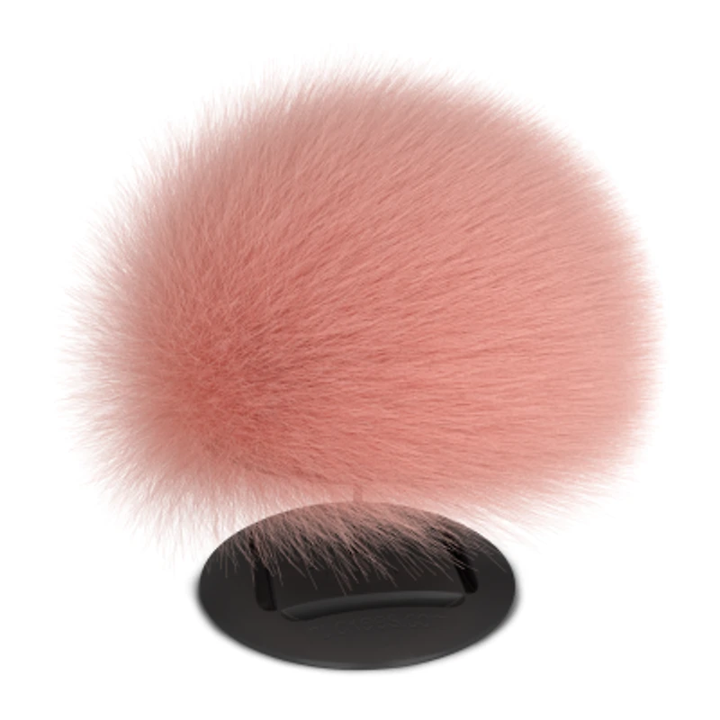 Tzumi Nuckee Trends Pom Pom Phone Grip Rose Gold