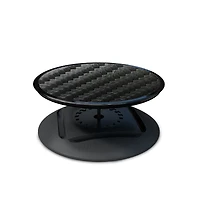Tzumi Nuckees Trends Phone Grip - Black Carbon Fiber