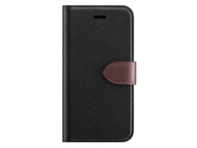 Blu Element 2 in 1 Folio Black/Brown Case For iPhone XS Max