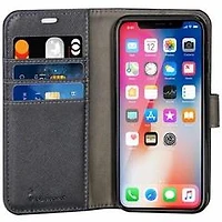 Blu Element 2 in 1 Folio Black/Grey Case For iPhone XR