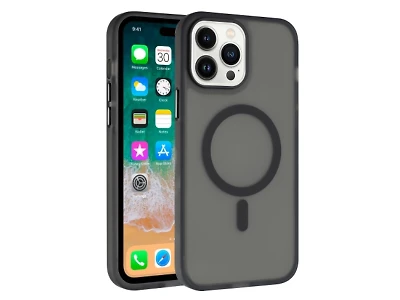MOBILE MAGIC iPhone 15 Pro Max Apple Fitted Hard Shell Case Black