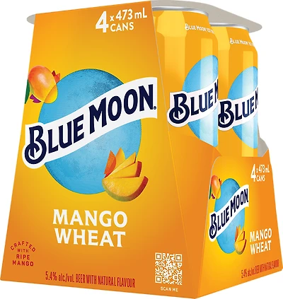 BCLIQUOR Blue Moon - Mango Wheat Tall Can