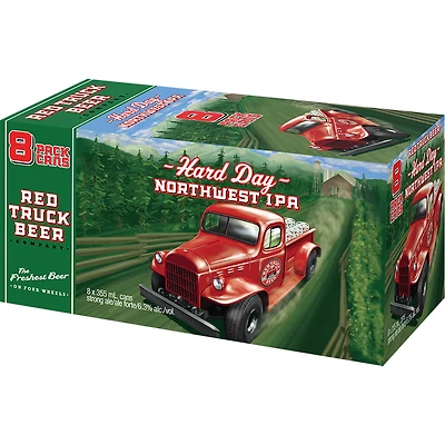 BCLIQUOR Red Truck Beer - Hard Day Northwest Ipa 8 Can