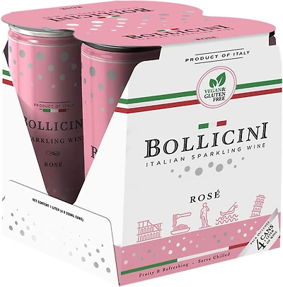 BCLIQUOR Bollicini - Sparkling Rose Can
