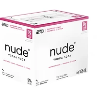 BCLIQUOR Nude Vodka Soda - Raspberry Lemon Can