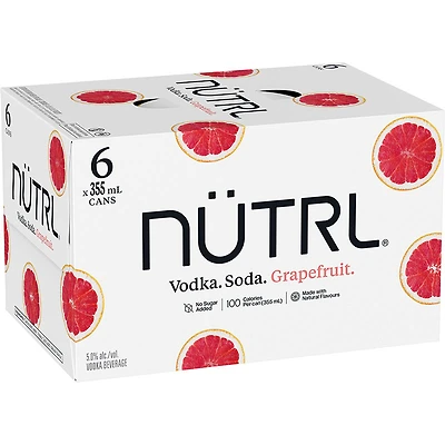 BCLIQUOR Nutrl - Vodka Soda Grapefruit Can