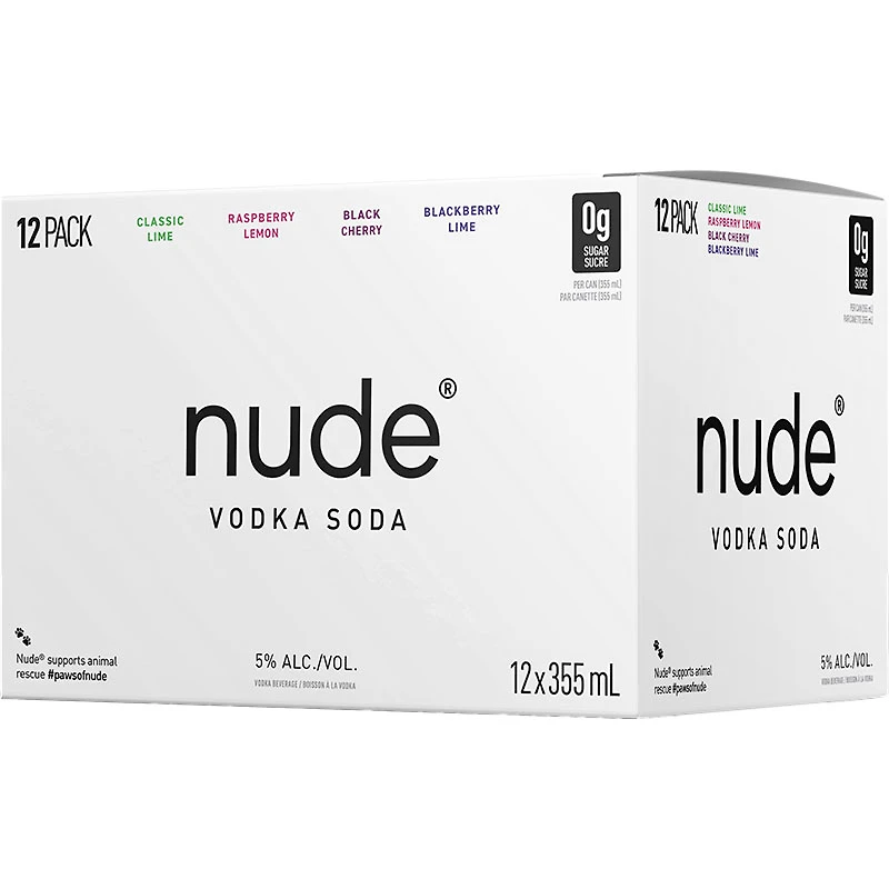 BCLIQUOR Nude Vodka Soda - Mixer Pack
