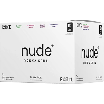 BCLIQUOR Nude Vodka Soda - Mixer Pack