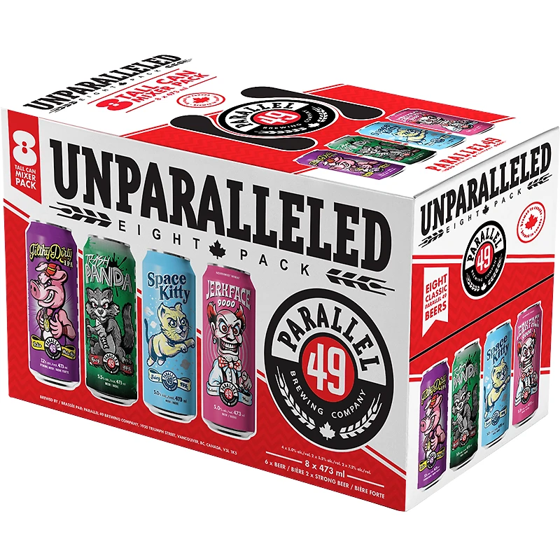 BCLIQUOR Parallel 49 - Unparalleled 8 Pack Tall Can