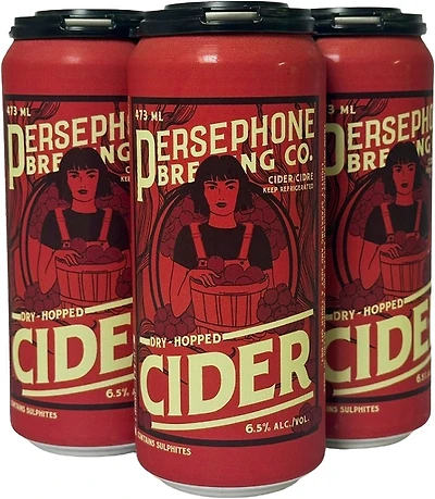 BCLIQUOR Persephone Cider Works - Dry Hopped Cider Tall Can