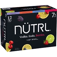 BCLIQUOR Nutrl7 - Berry Mixed 12 Pack Can