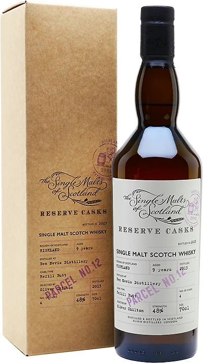BCLIQUOR Single Malts Of Scotland - Ben Nevis 9 Year Reserve Casks No