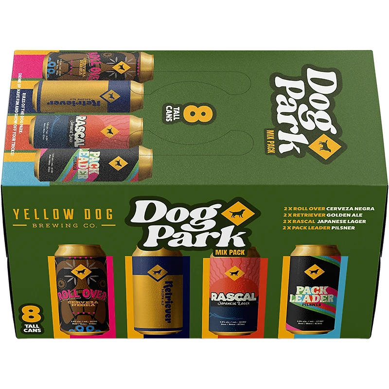 BCLIQUOR Yellow Dog Brewing - Dog Park Tall Can Mixed Pack