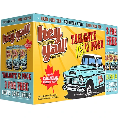 BCLIQUOR Hey Y'all - Tailgate 15 For 12 Can