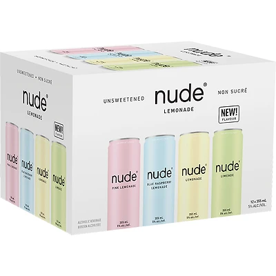 BCLIQUOR Nude - 12 Pack Lemonade Mixer Can