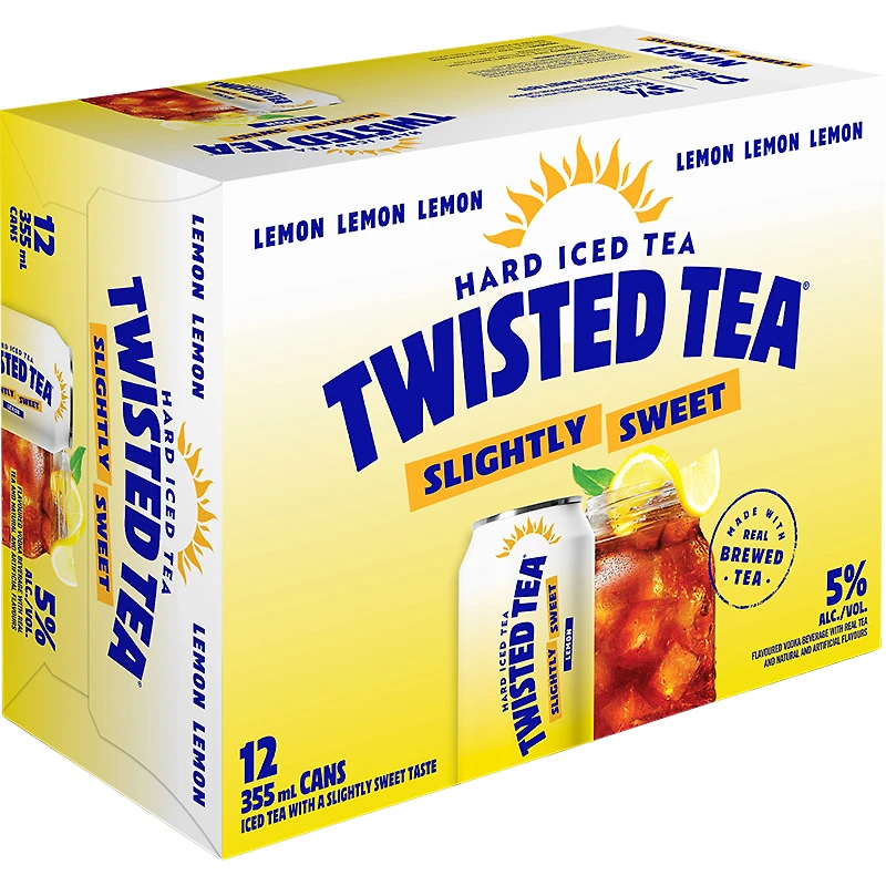 BCLIQUOR Twisted Tea - Slightly Sweet 12 Can