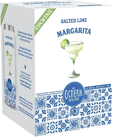 BCLIQUOR La Cocteleria - Salted Lime Margarita Slim Can