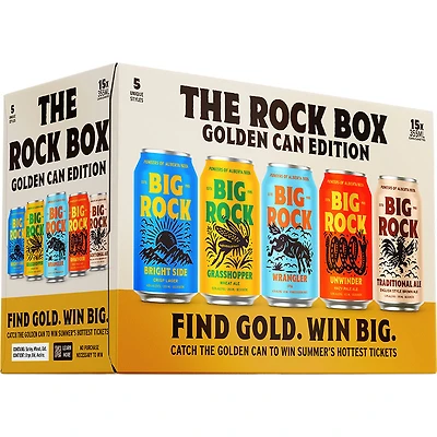 BCLIQUOR Big Rock - "the Rock Box" Signature 15 Pack Can