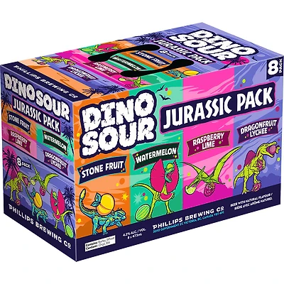 BCLIQUOR Phillips Brewing - Dinosour Jurassic Mixed Pack Tall Can