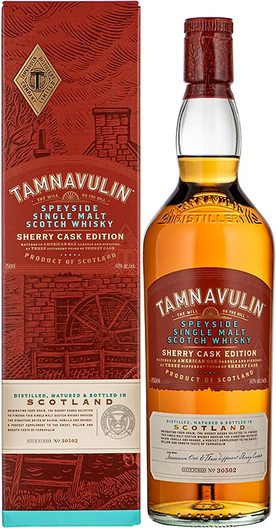 BCLIQUOR Tamnavulin - Sherry Cask Speyside Single Malt Scotch Whisky