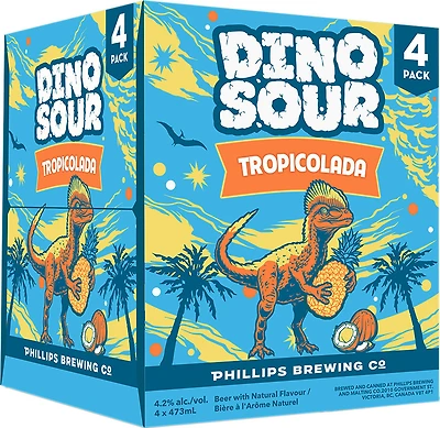 BCLIQUOR Phillips Brewing - Dinosour Tropicolada Tall Can