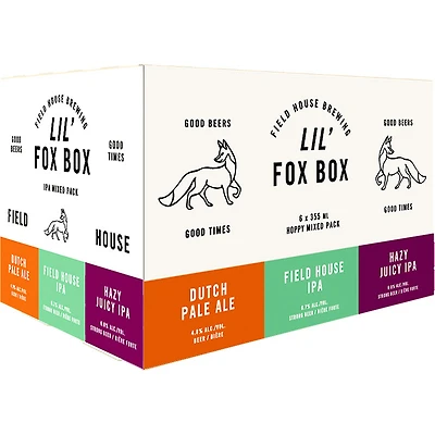 BCLIQUOR Field House Brewing -  Lil Fox Box Mix'd Pack Can