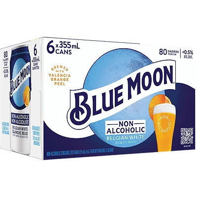 BCLIQUOR Blue Moon - Non Alc Can