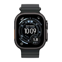 Apple Watch Ultra 3 - 49mm Black Titanium case Ocean Band