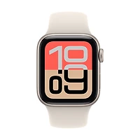 Apple Watch SE 3 - boîtier en aluminium comète de 40 mm bracelet sport (P/M)