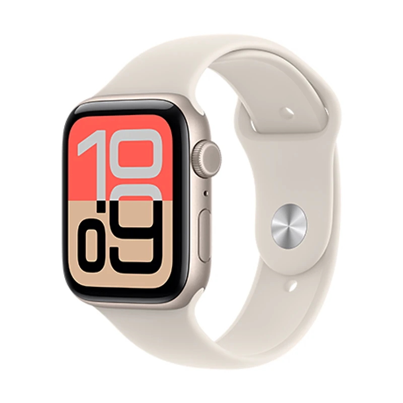 Apple Watch SE 3 - boîtier en aluminium minuit de 44 mm bracelet sport (M/G)