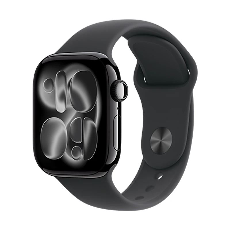 Apple Watch 11 - 42mm Aluminium Black Sport Band S/M